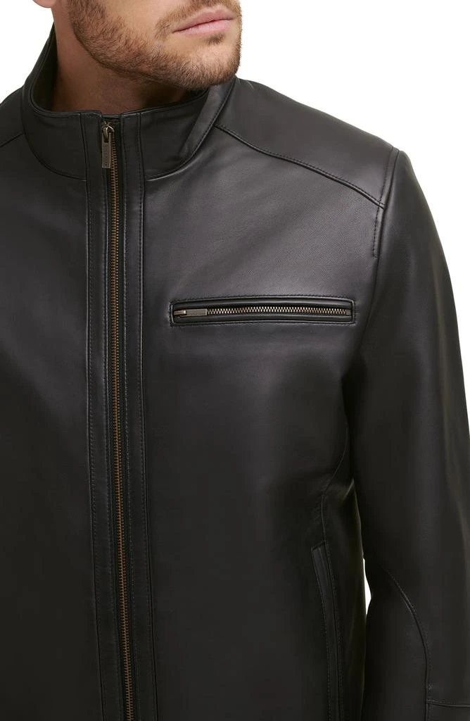 Cole Haan Classic Leather Moto Jacket 4