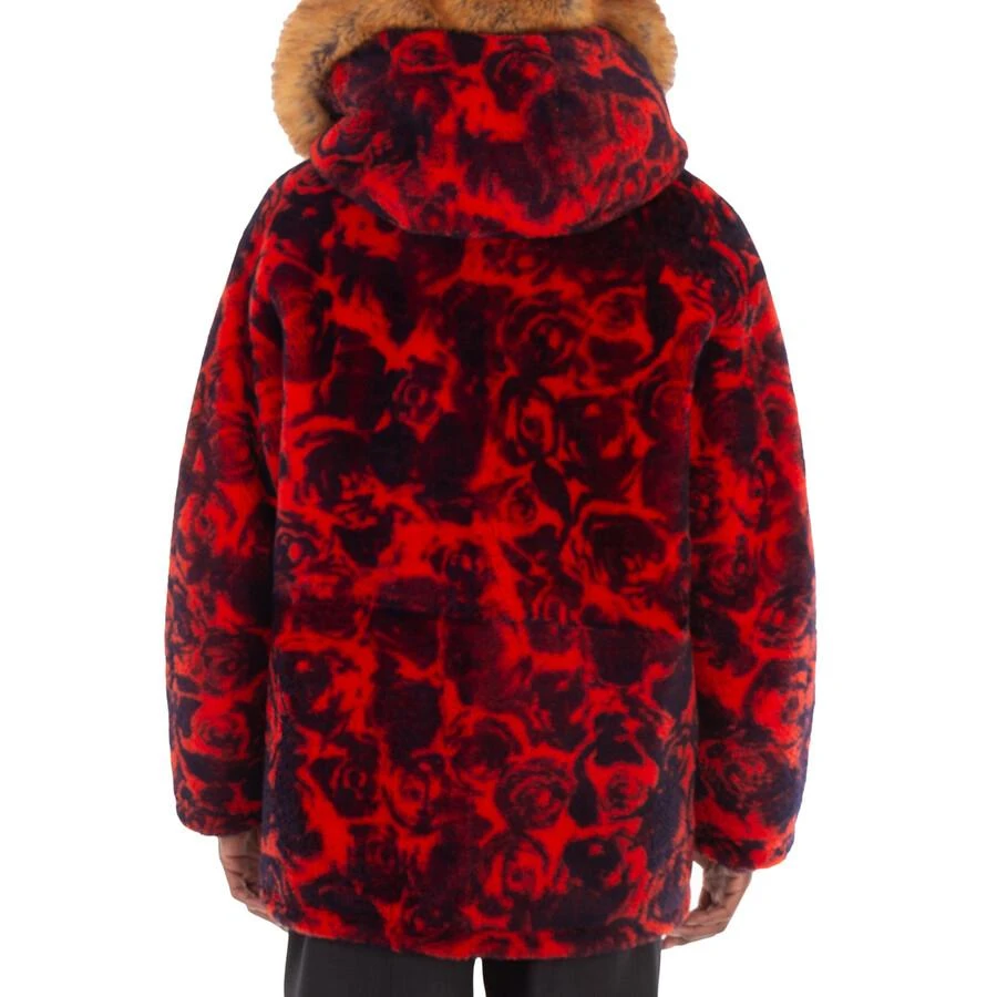 Burberry Burberry Shearling Jacket With Floral Print, Size Small 3