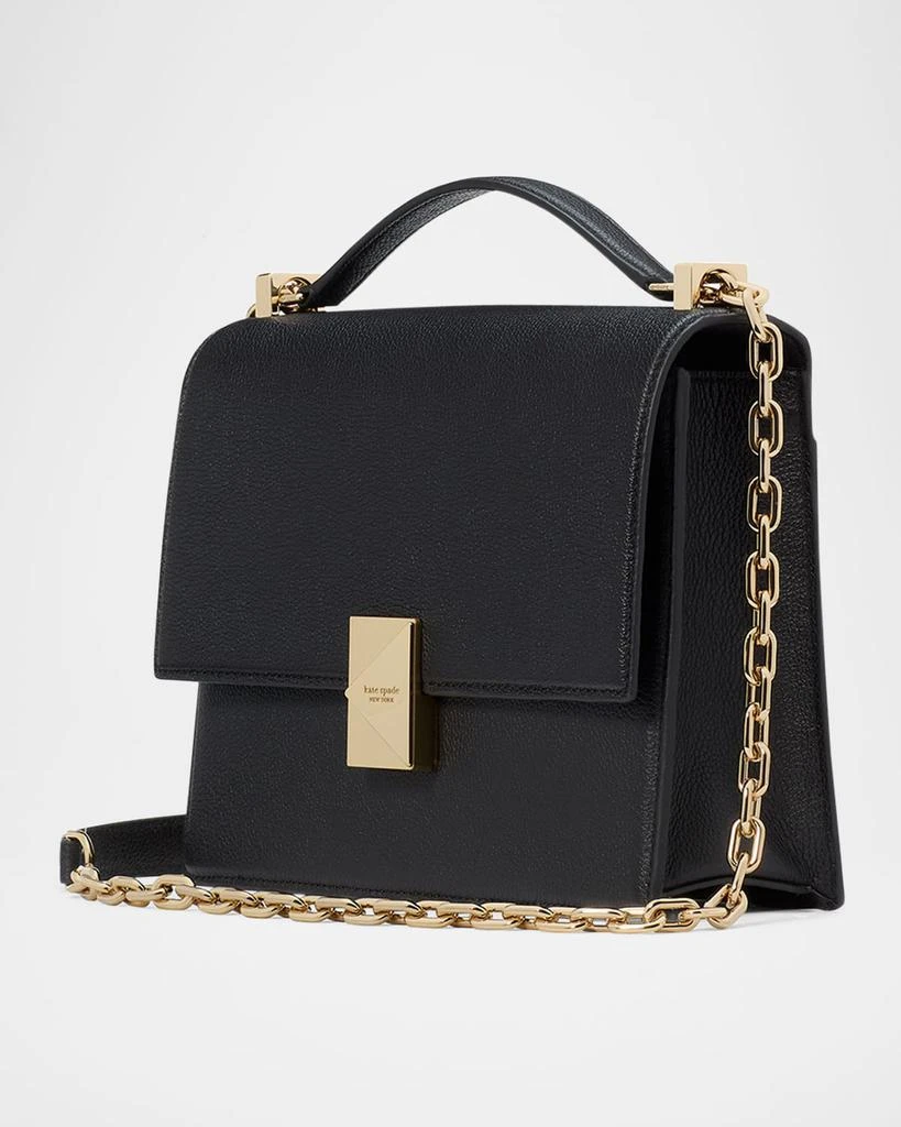Kate Spade deco pebbled leather shoulder bag 7