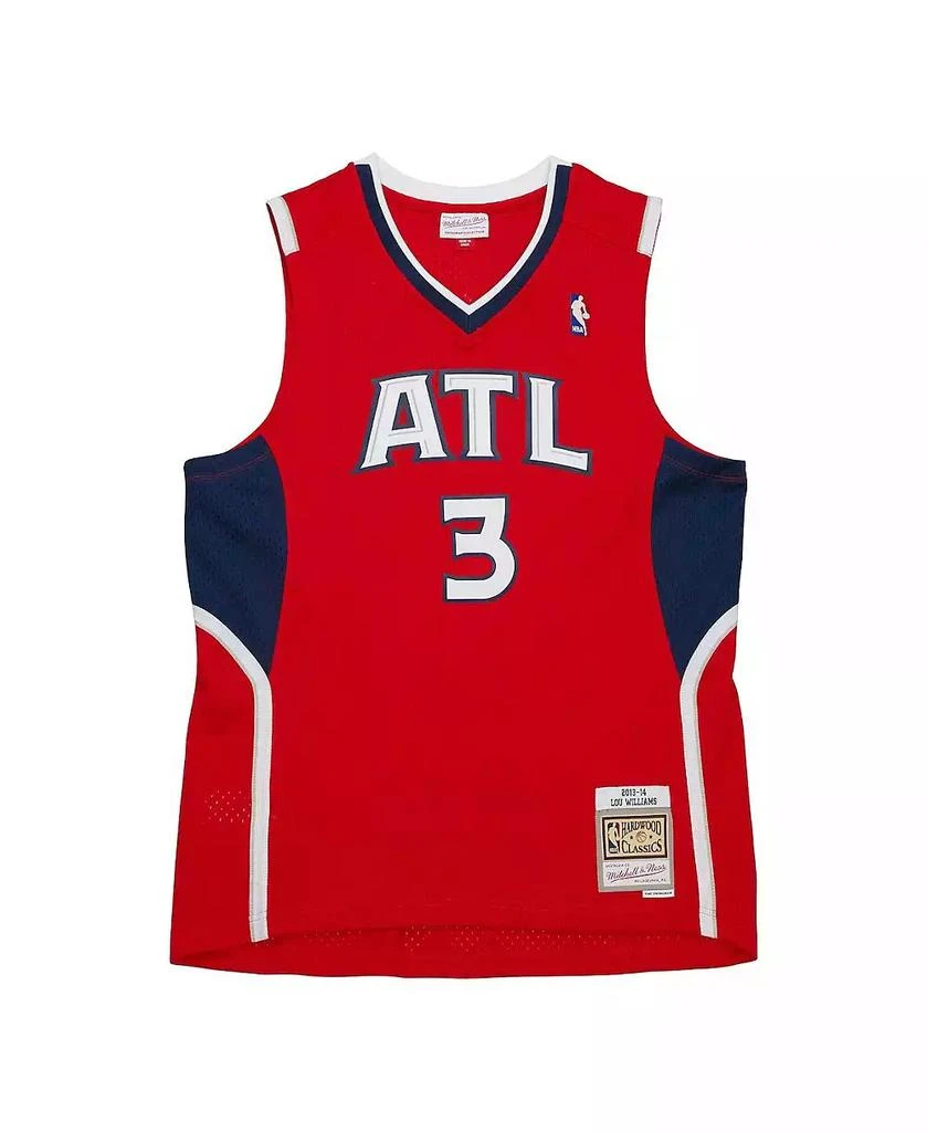 Mitchell 
Ness Men
s Lou Williams Red Atlanta Hawks Hardwood Classics Swingman Jersey 2
