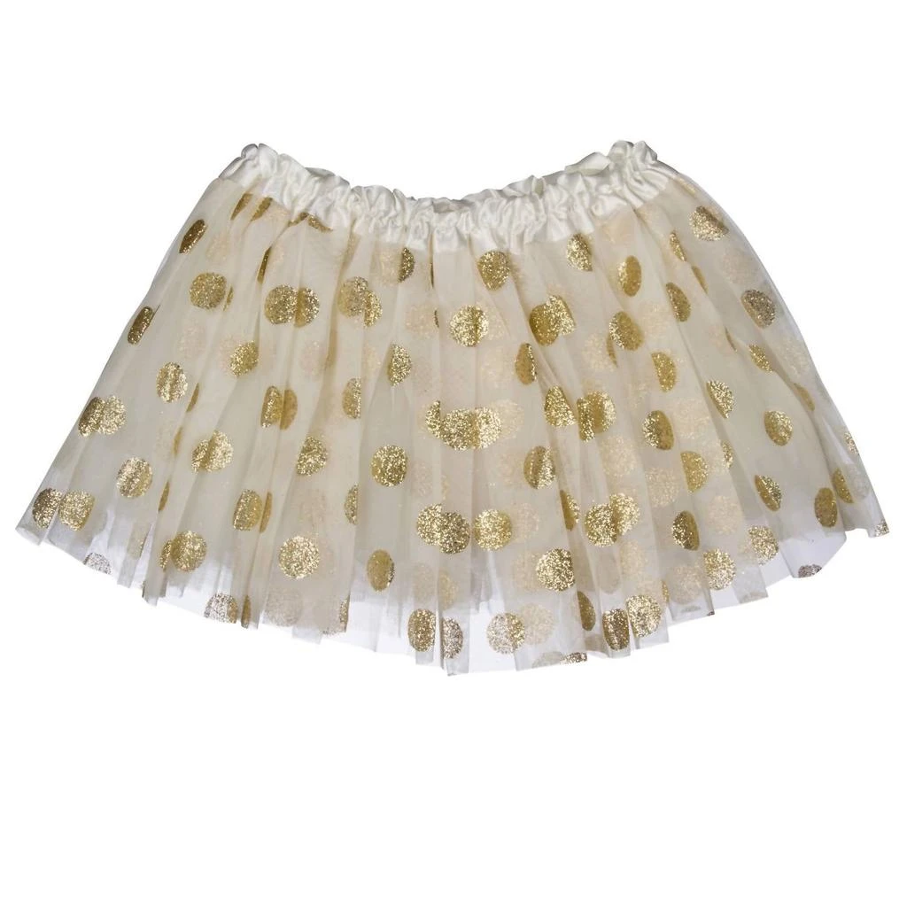 Bari Lynn Bari Lynn - Bari Lynn Glitter Gold Dot Tutu Skirt 1
