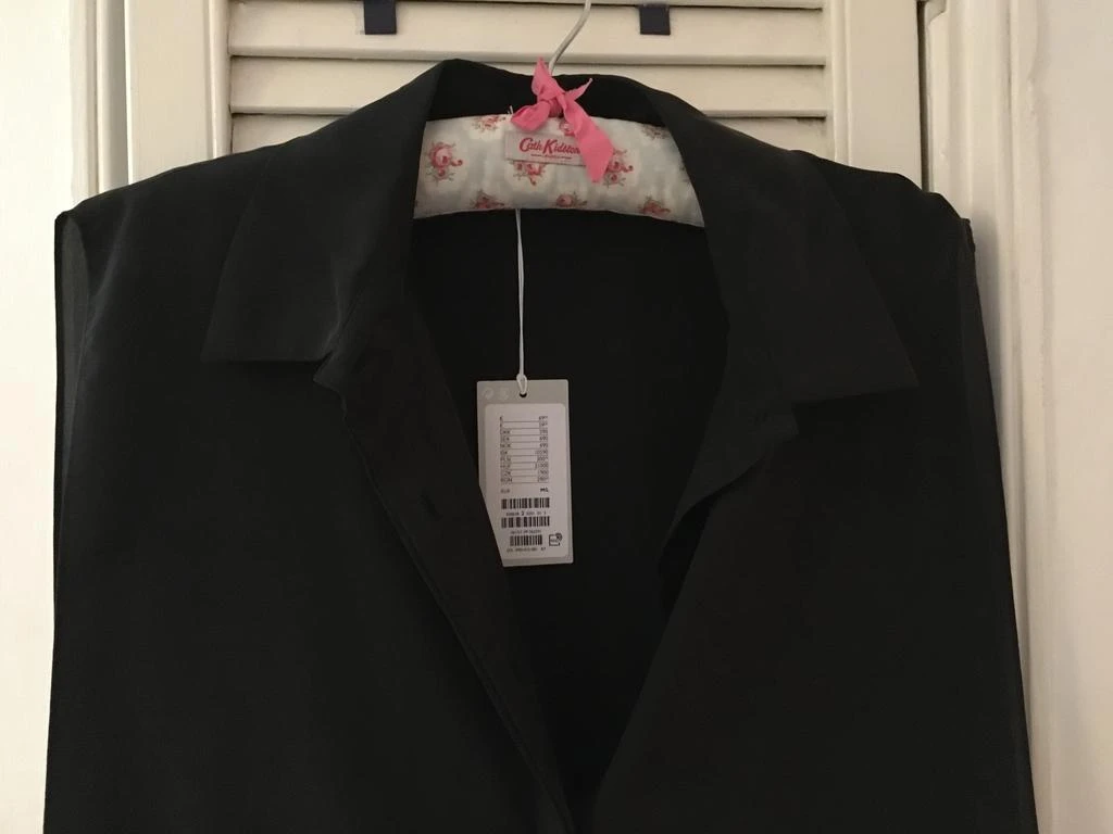 cos 100% Mulberry Silk Black Overtop 5