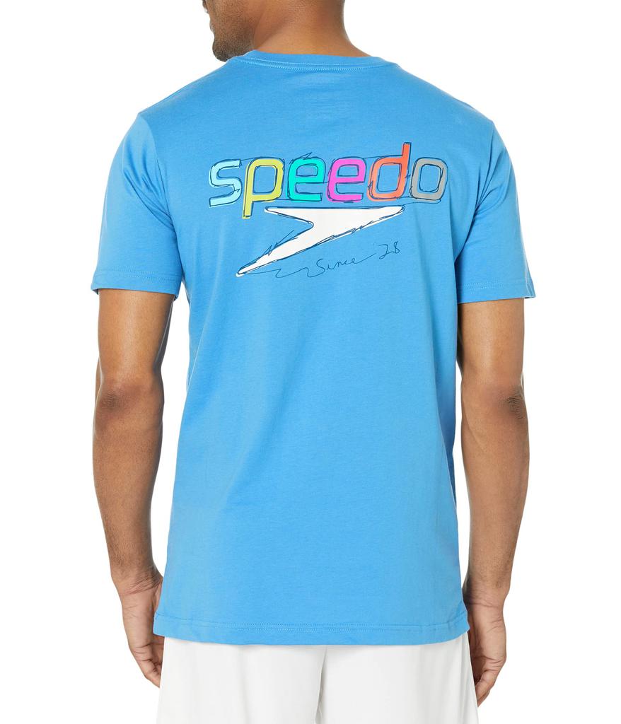 Speedo Graphic Short Sleeve Swim Tee