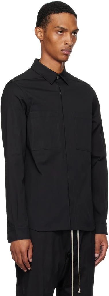 Rick Owens Black Concordians Outer Shirt 2