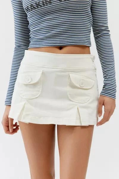 Urban Outfitters UO Jillian Pleated Micro Mini Skort 2