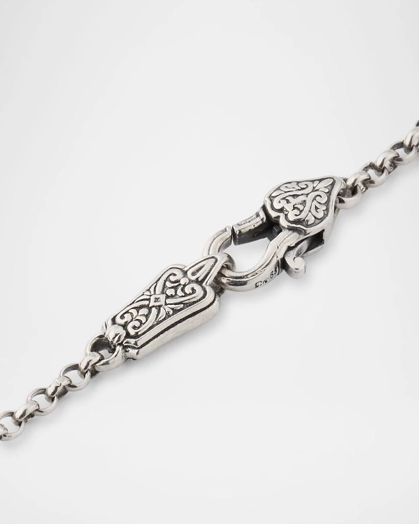 Konstantino Kyma Amethyst Cross Pendant Necklace 4