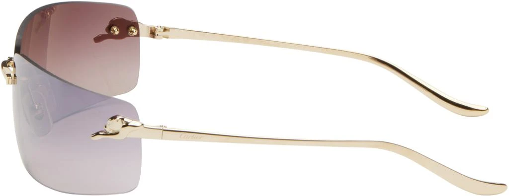 Cartier Gold 'Panth�ère de Cartier' Sunglasses 3