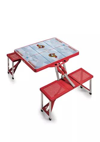 ONIVA Nhl Ottawa Senators Picnic Table Portable Folding Table With Seats