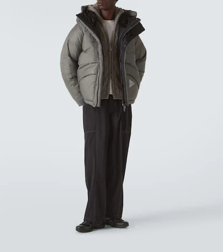 And Wander Logo puffer jacket 2