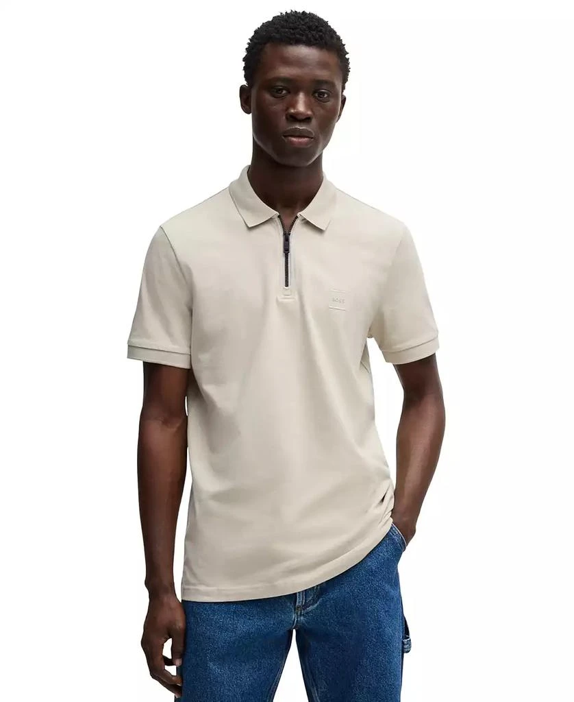 Hugo Boss Men's Stretch-Cotton Pique Slim-Fit Polo Shirt 1