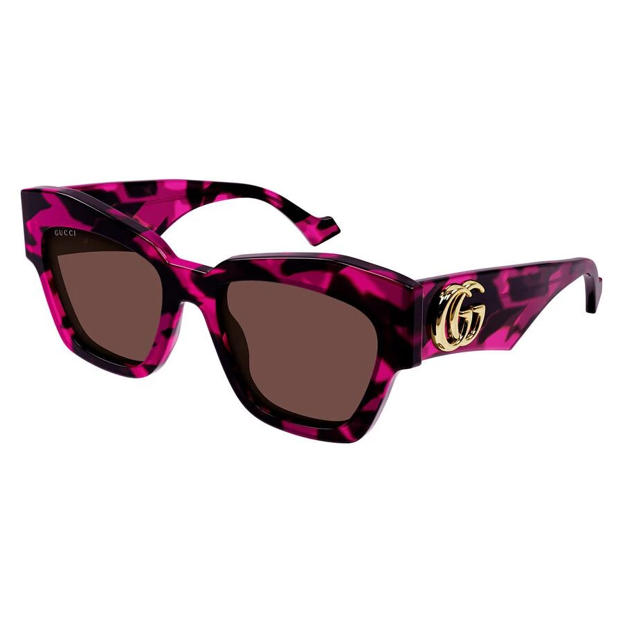 Brown Cat Eye Ladies Sunglasses GG1422S 004 55 – On Sale Now  display picture 3