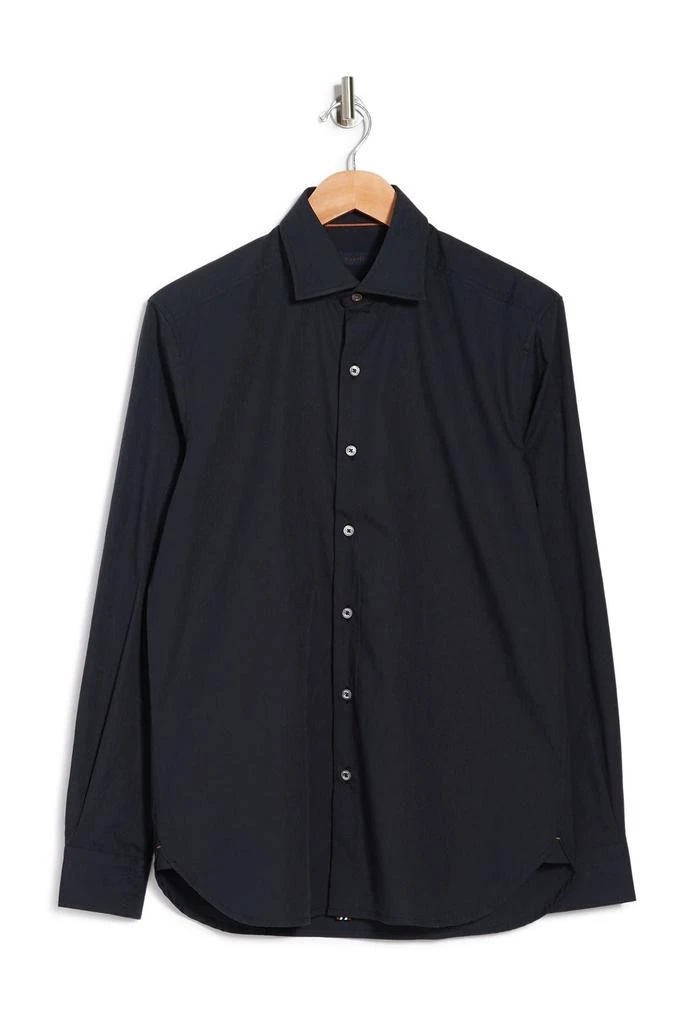 Zanella Milano Tailored Fit Jacquard Button-Up Shirt 3