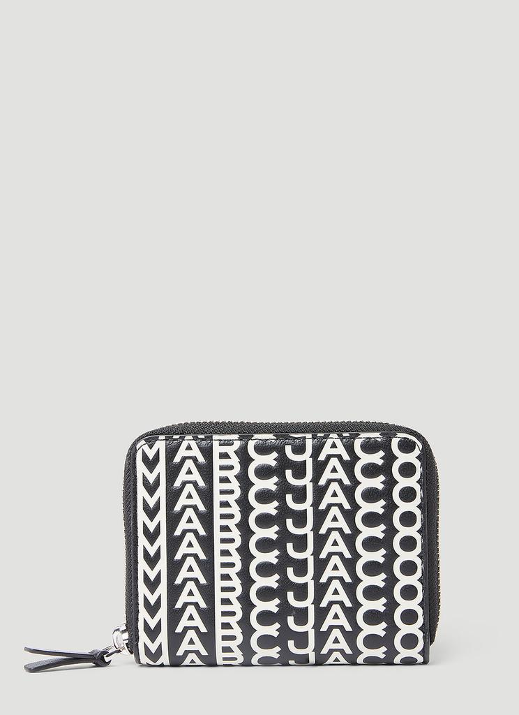 Marc Jacobs The Monogram Leather Zip Around Wallet