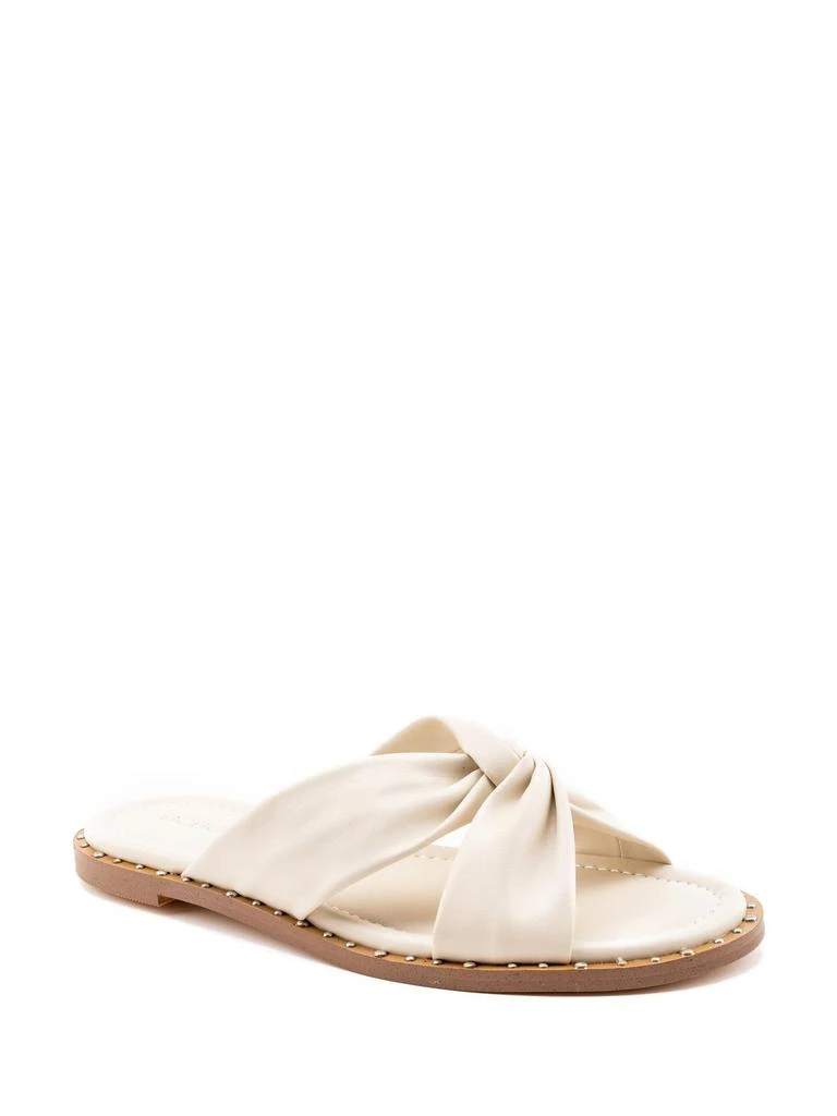BCBG Zexanna Womens Open Toe Studded Slides 5