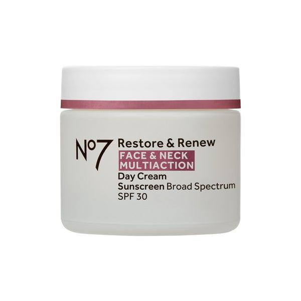 No7 Restore & Renew Multi Action Face & Neck Day Cream SPF 30