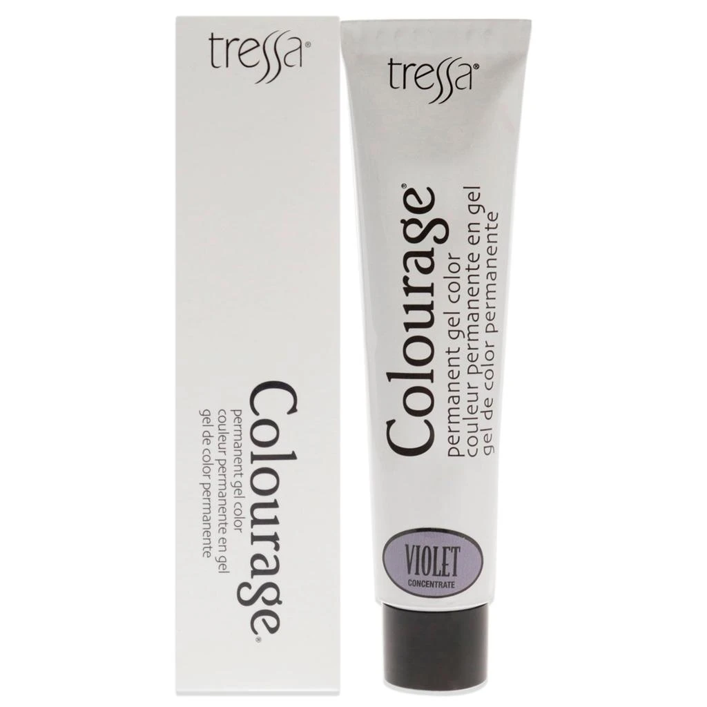 Tressa Colourage Permanent Gel Color - Violet Concentrate by  for Unisex - 2 oz Hair Color