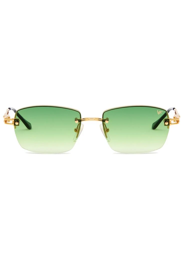 Vintage Frames Company L'Enfant Terrible Rimless rectangle sunglasses 2
