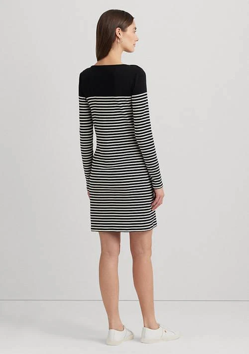 Ralph Lauren Ralph Lauren Women S Striped Cotton Boat Neck Dress 2