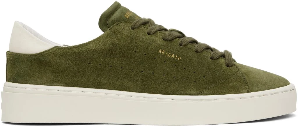 Axel Arigato Khaki Court Suede Sneakers 1