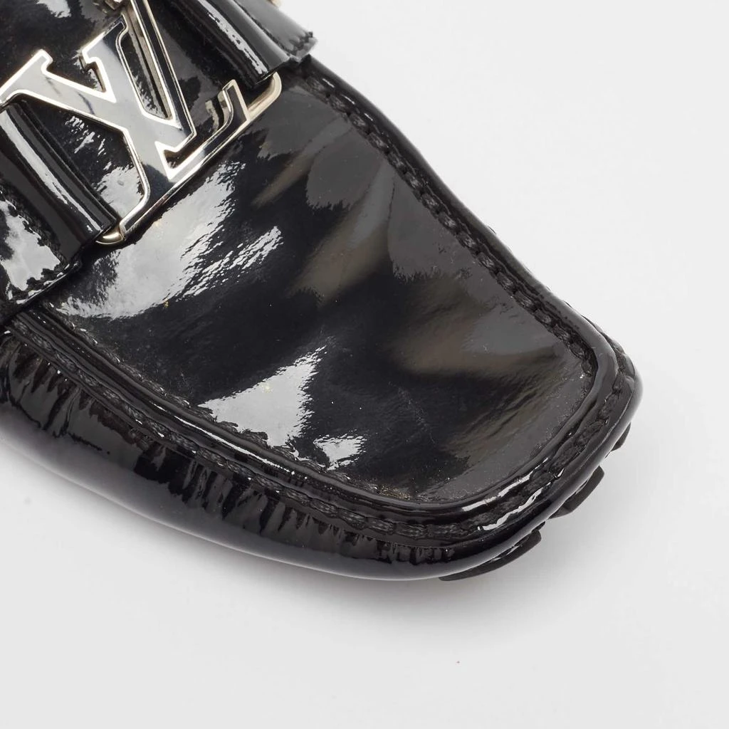 Louis Vuitton Louis Vuitton Black Patent Leather Monte Carlo Loafers Size 40.5 7