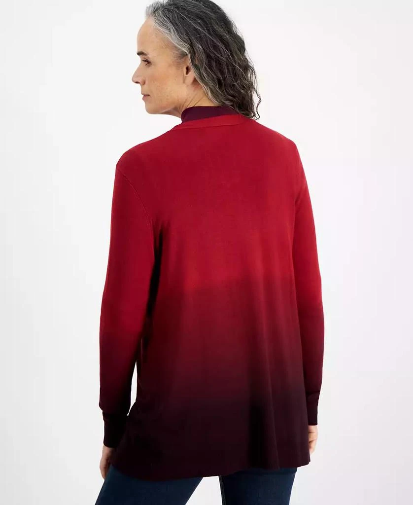 Style & Co Women's Dip-Dye Open-Front Cardigan, Created for Macy's 2