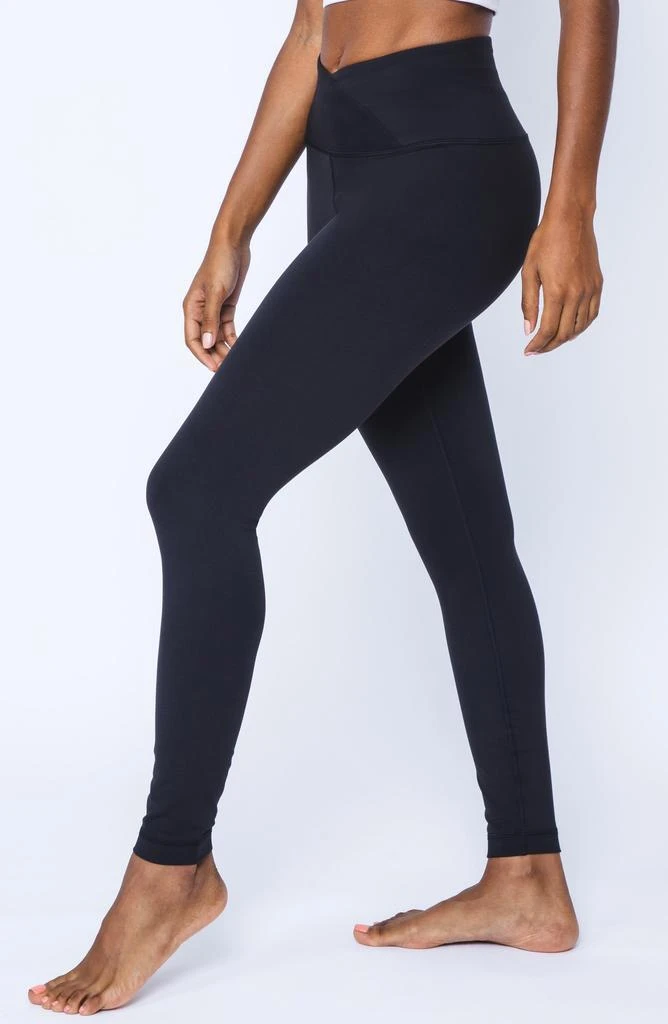 90 DEGREE BY REFLEX Carbon Interlink Crossover Ankle Leggings 6
