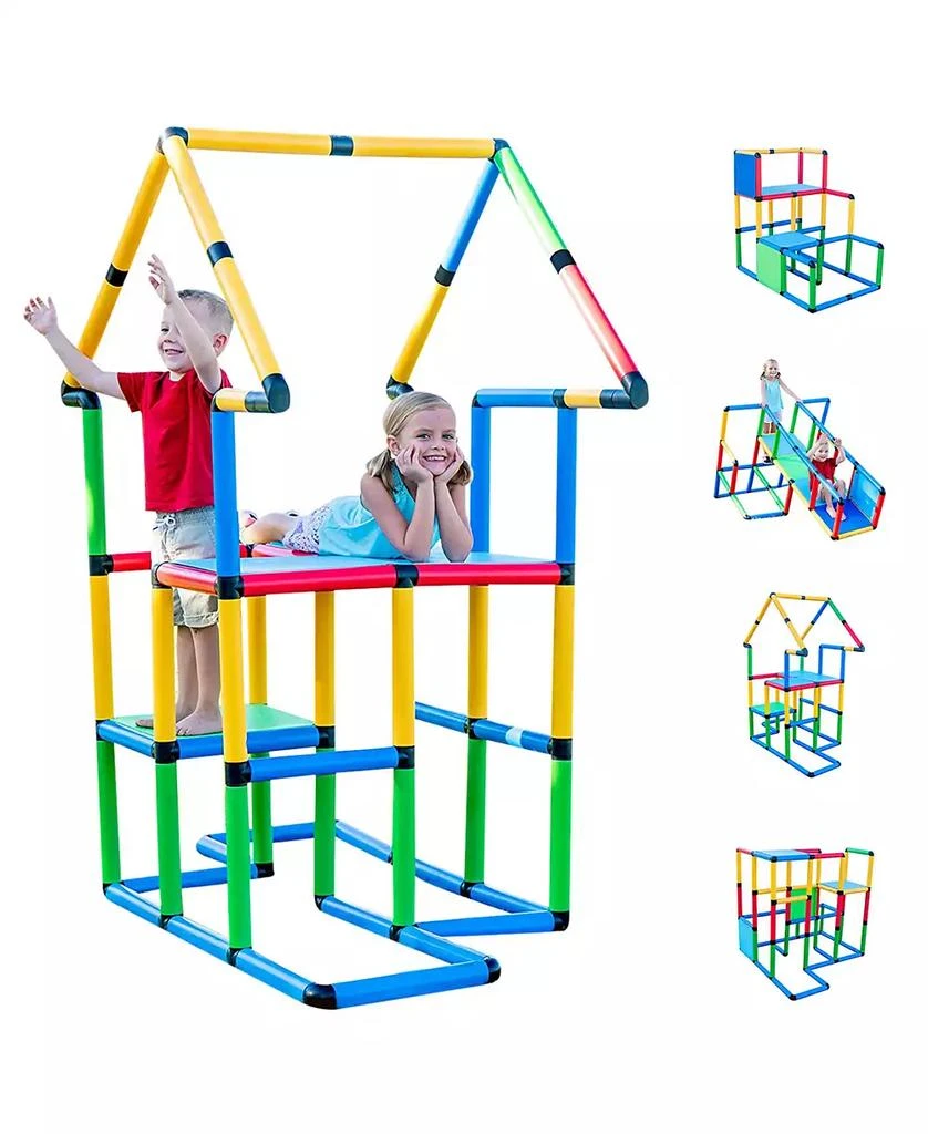 Funphix Create and Play Life Size Structures Deluxe Set, 296 Pieces 1