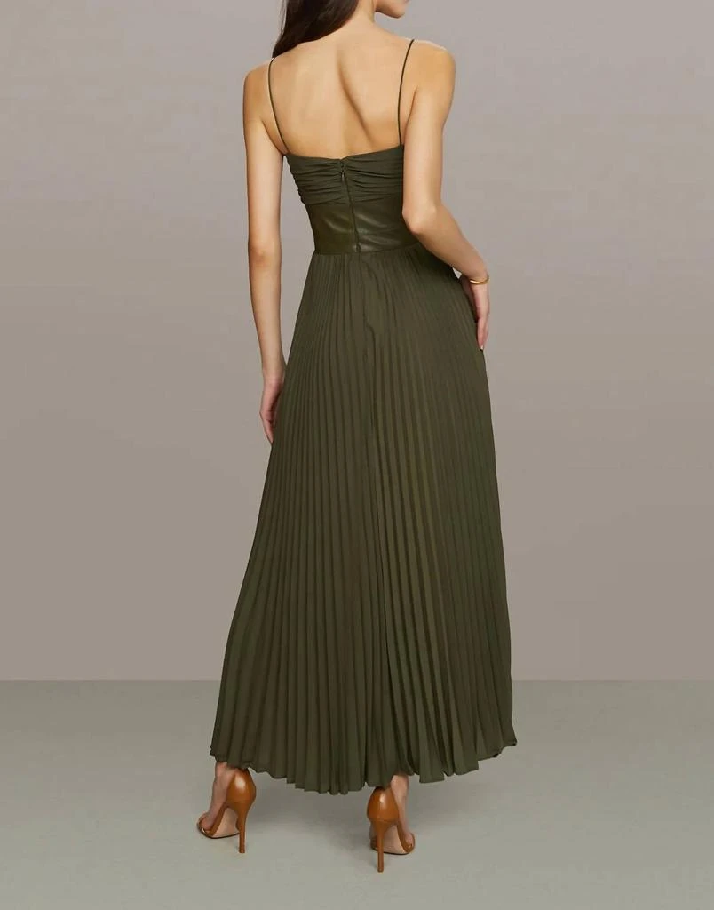 Shop Linda Leather Combo Dress In Kalamata Green on Sale at BeyondStyle   Get 79% Off Linda Leather Combo Dress In Kalamata Green with Limited-Time  Flash Deals, Exclusive Discounts, and Special Offers.