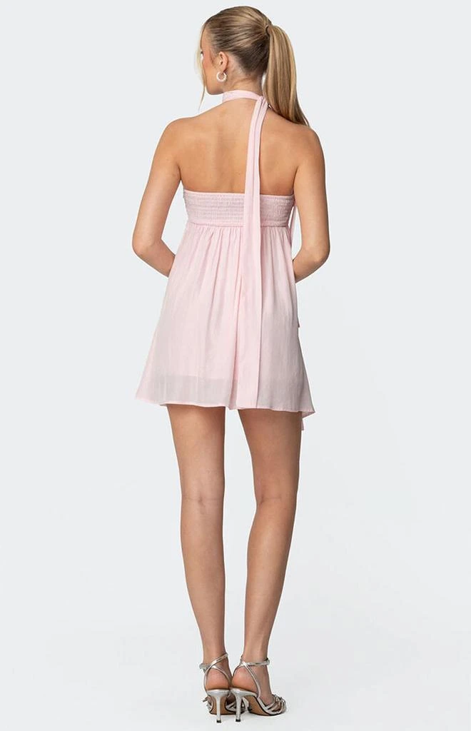 Edikted Pheona Strapless Scarf Mini Dress 5