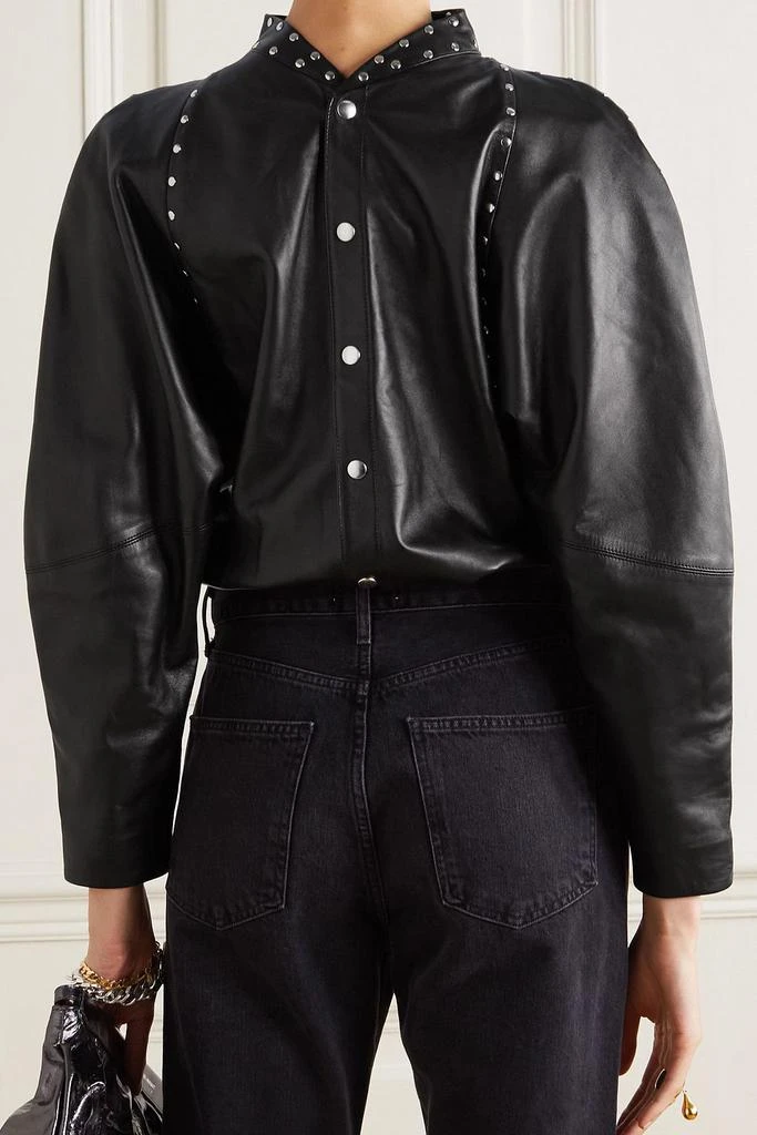 Isabel Marant Studded leather top 3