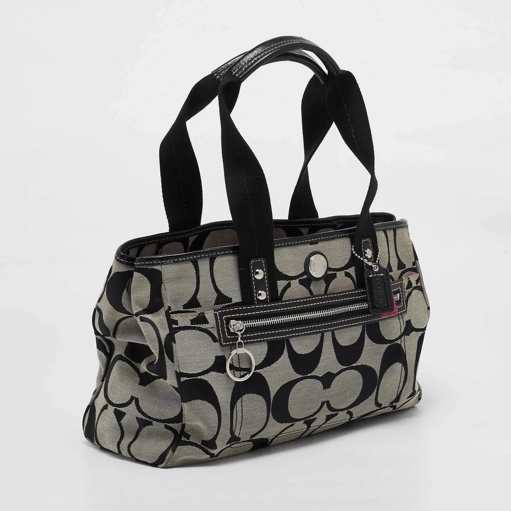 Coach Coach Beige/Black Signature Canvas Daisy Tote 3