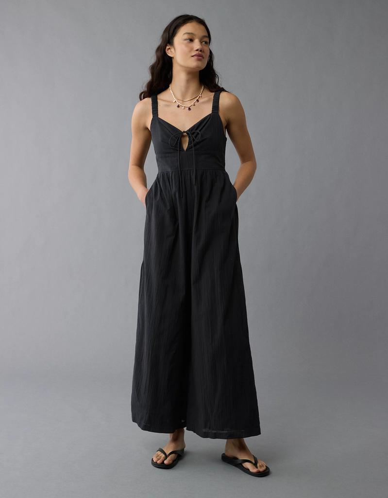 AE AE Tie Front V-Neck Jumpsuit
