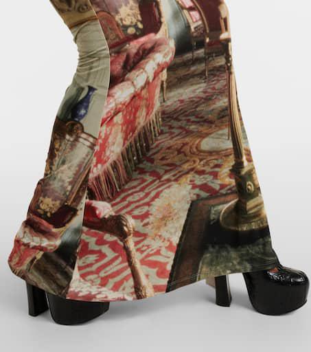 VIVIENNE WESTWOOD ワンピース Saloon printed maxi dress962882 Vivienne Westwood Saloon printed maxi dress Vivienne Westwood