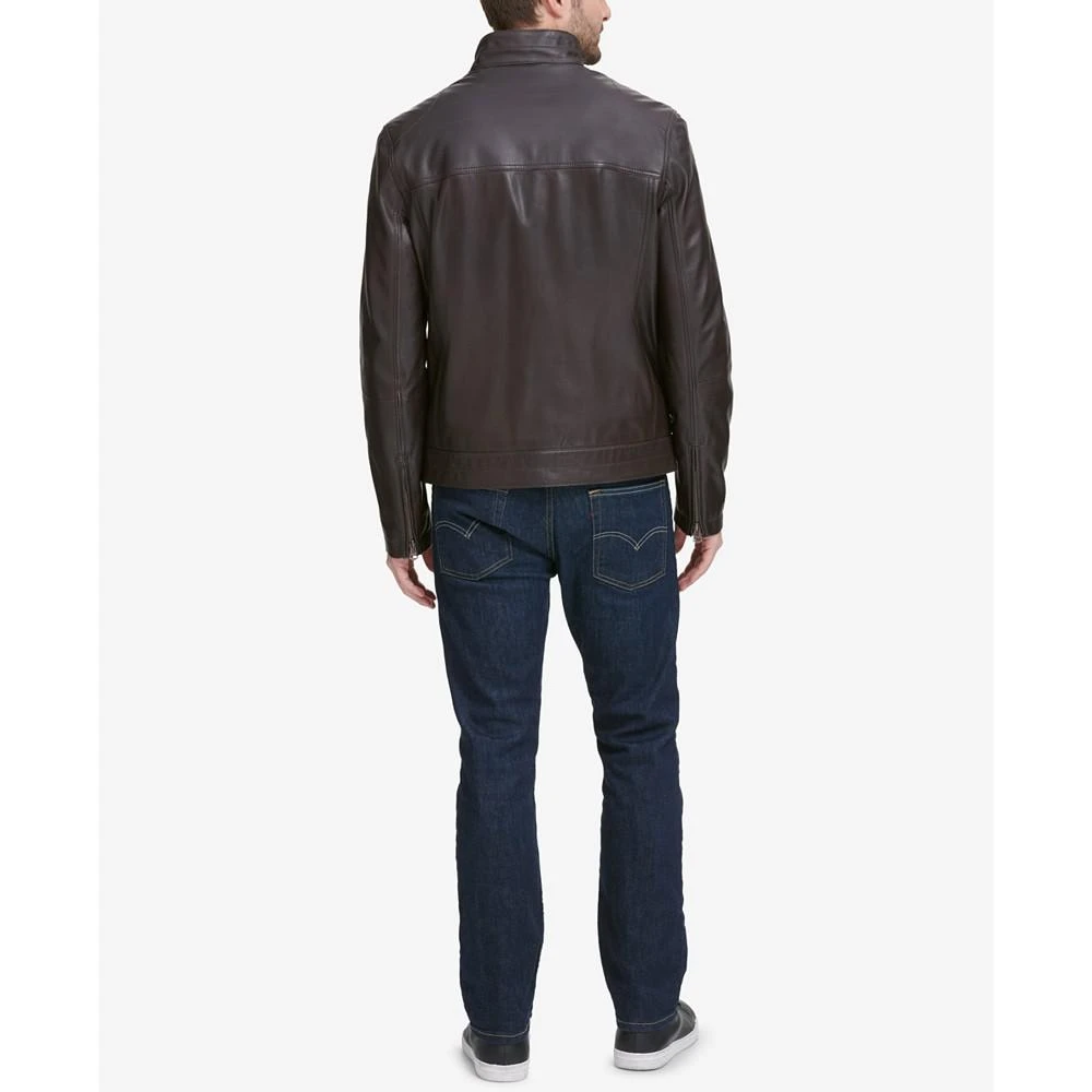 Cole Haan Men's Leather Trucker Jacket 5