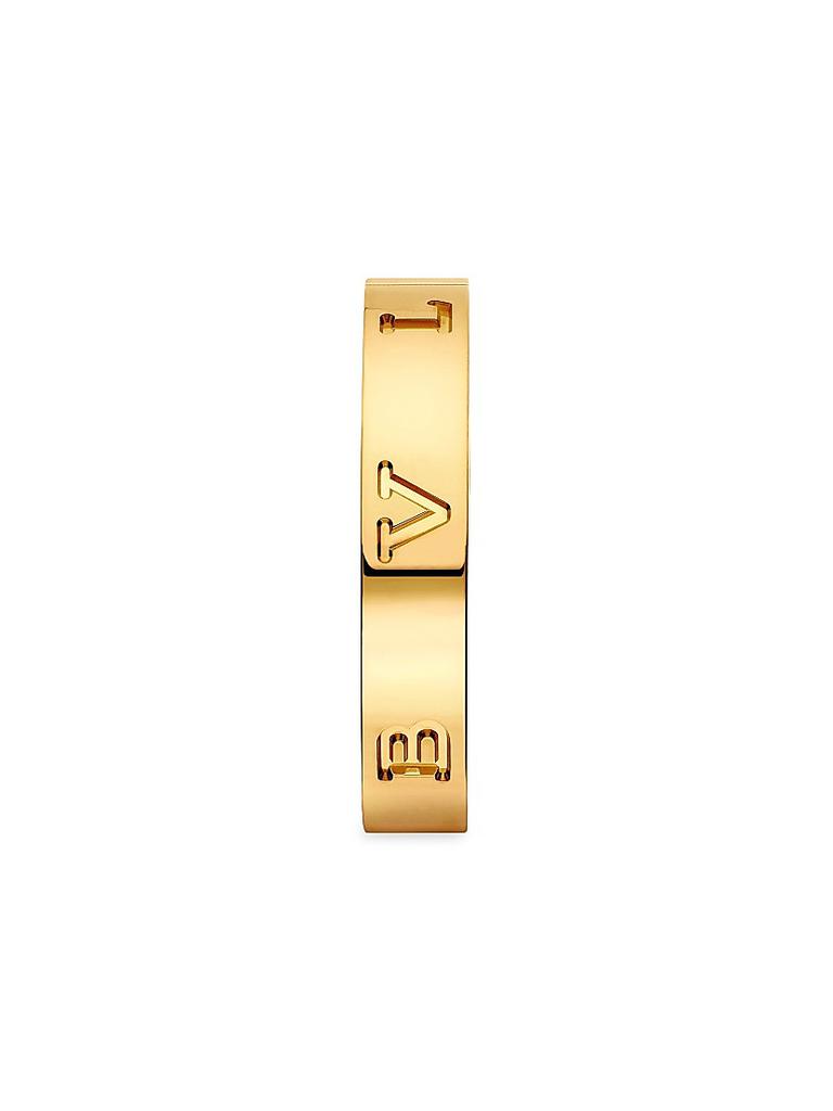 BVLGARI B.zero1 18K Yellow Gold Logo Ring