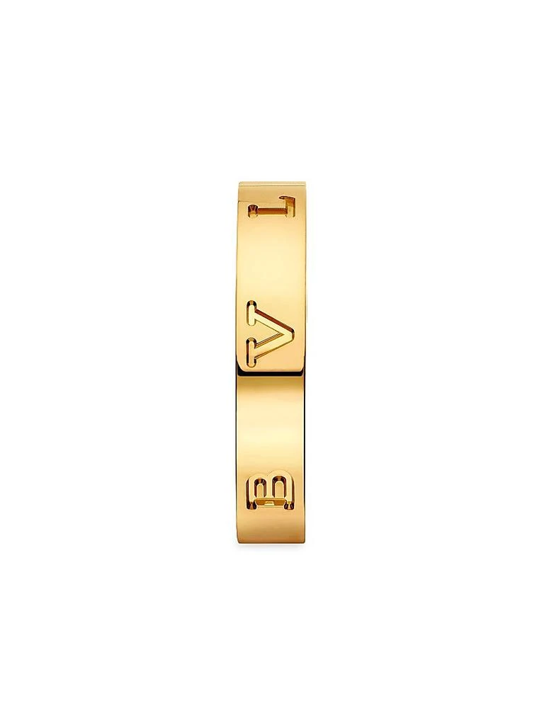 BVLGARI B.zero1 18K Yellow Gold Logo Ring 2