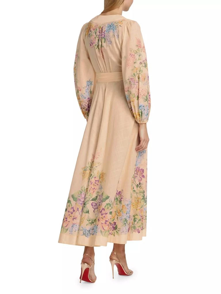 Zimmermann Halliday Floral Wrap Maxi Dress 5