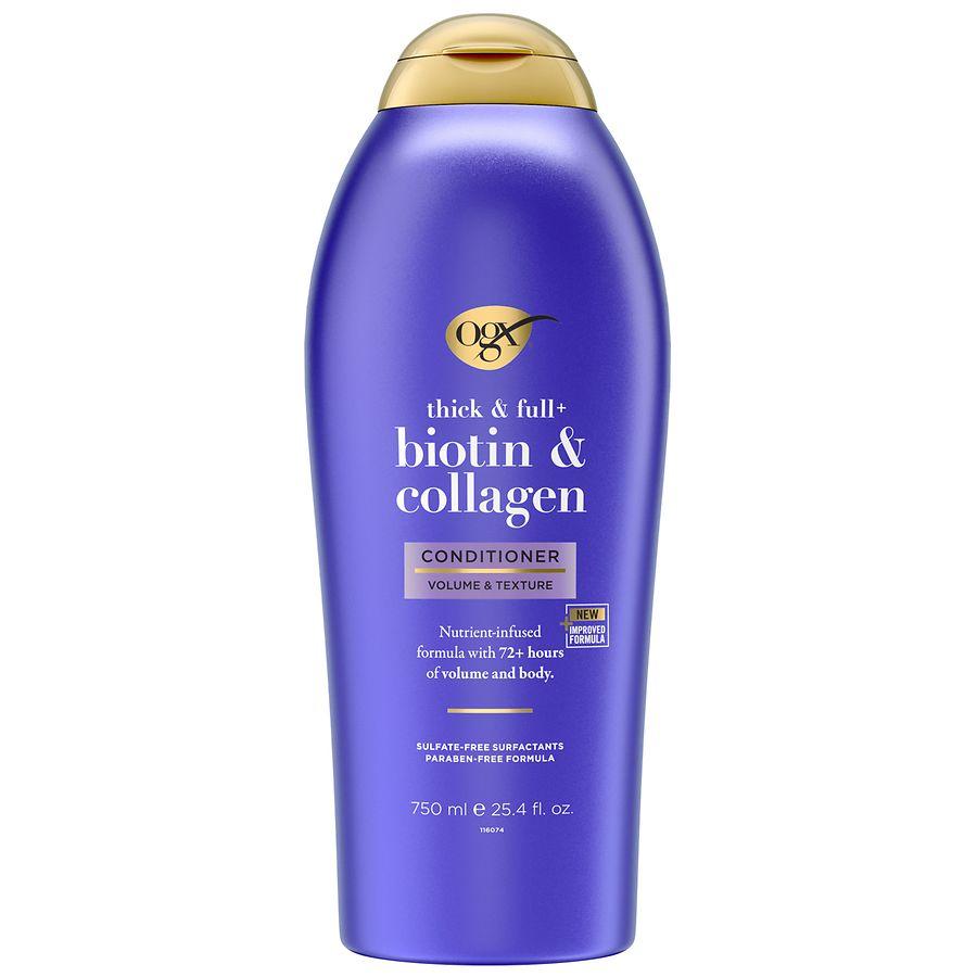 OGX Thick & Full + Biotin & Collagen Volume Conditioner Bergamot, Jasmine & Vanilla