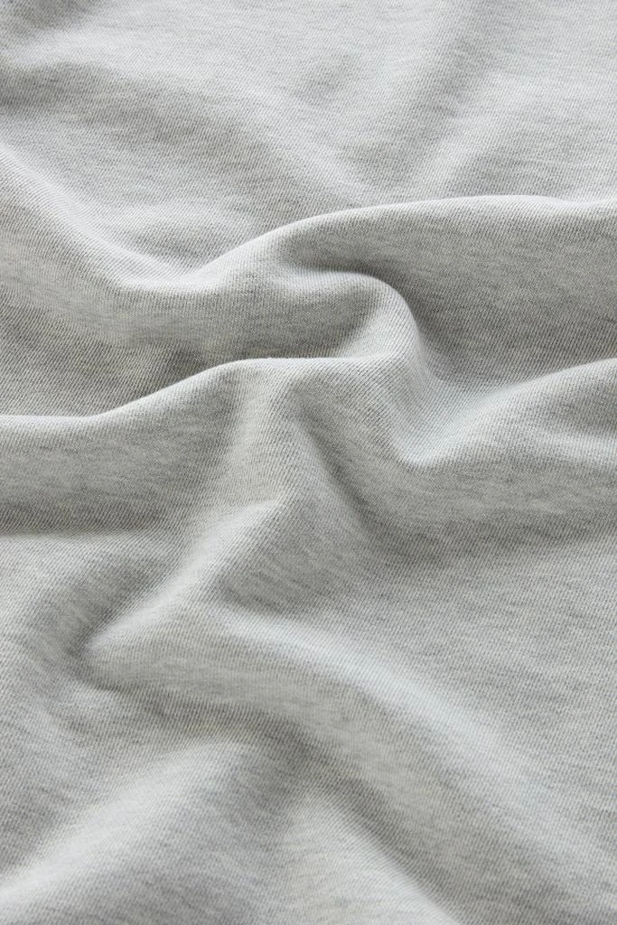 Woolrich Pure Cotton Crewneck Sweatshirt with Embossed Print - Men - Gray 4