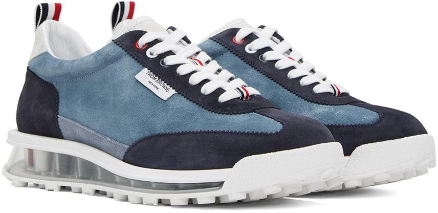 Thom Browne Blue Tech Runner Sneakers 4