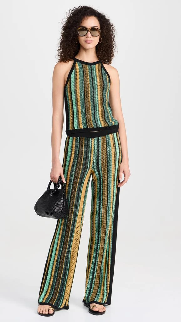 Nation LTD Mari Crochet Stripe Halter Top 4