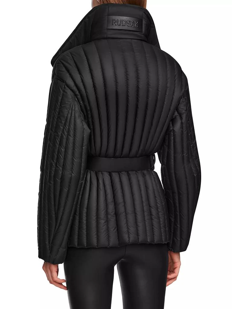 RUDSAK Ines T Quilted Down Shawl-Collar Jacket 5