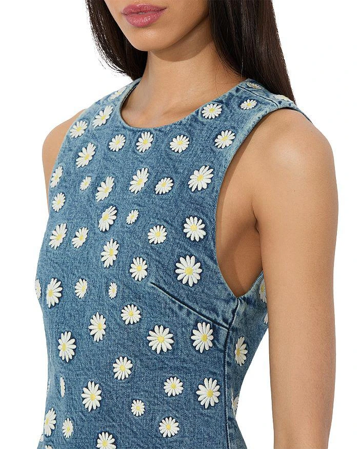 sachin and babi light blue dress Alice+Olivia White Cotton Loryn Mini Dress main image 1
