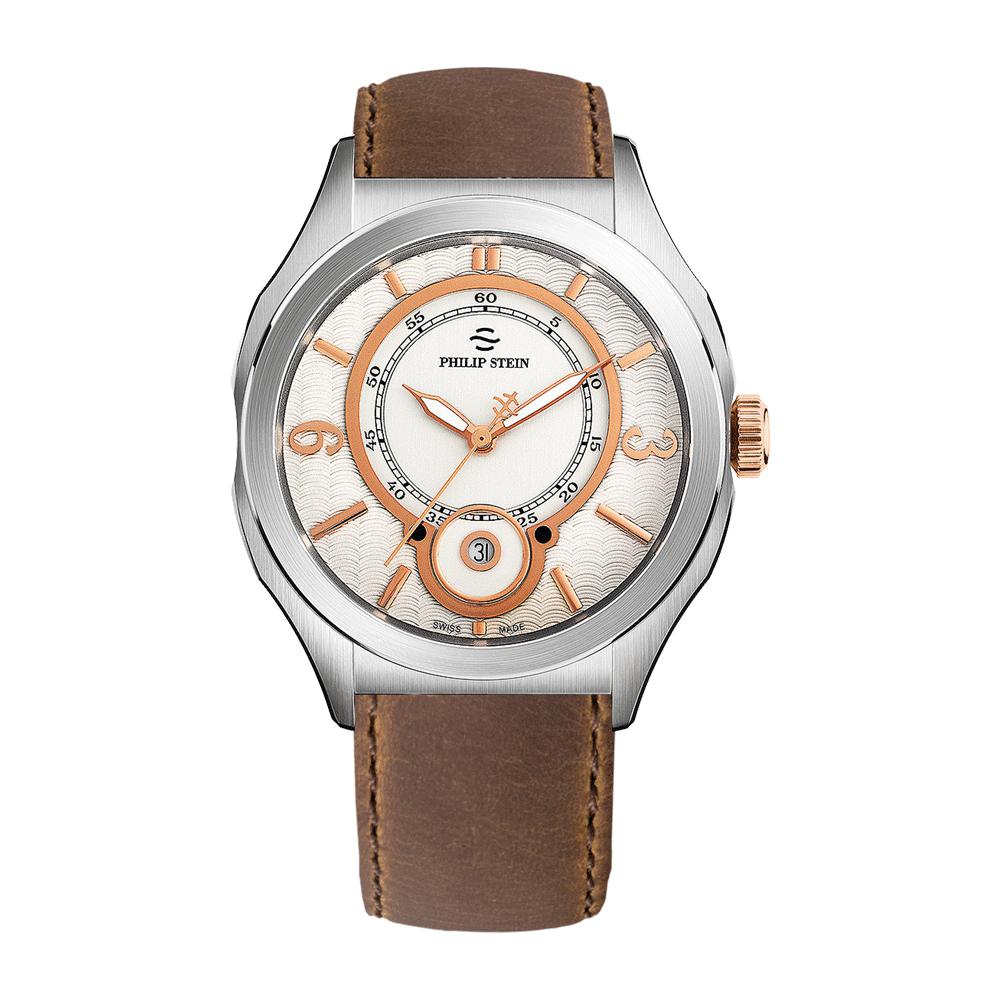 Philip Stein Prestige Round Large - Model 16-FRGW-CASTBR
