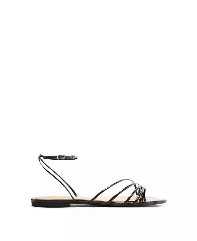 Schutz Women's Inez3 Round Toe Flat Sandals