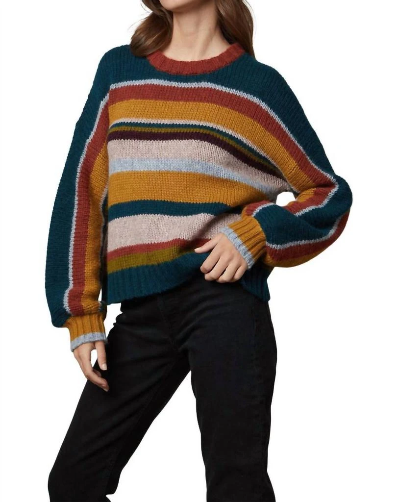 Velvet by Graham & Spencer Samara Sweater In Multi 2