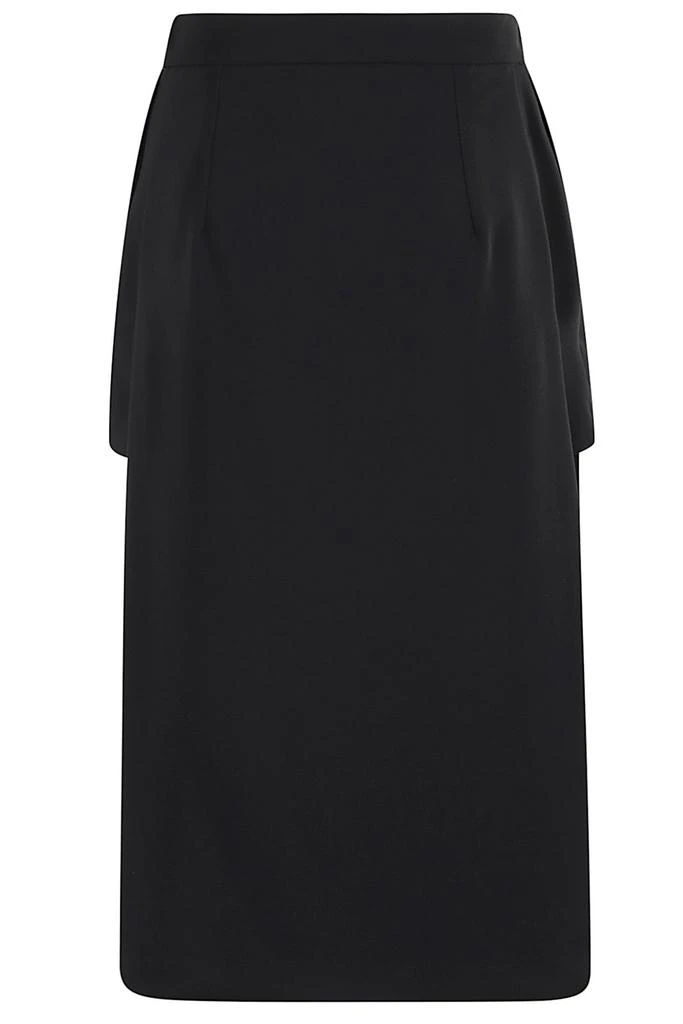 ELISABETTA FRANCHI Elisabetta Franchi High Waist Asymmetric Midi Skirt 2