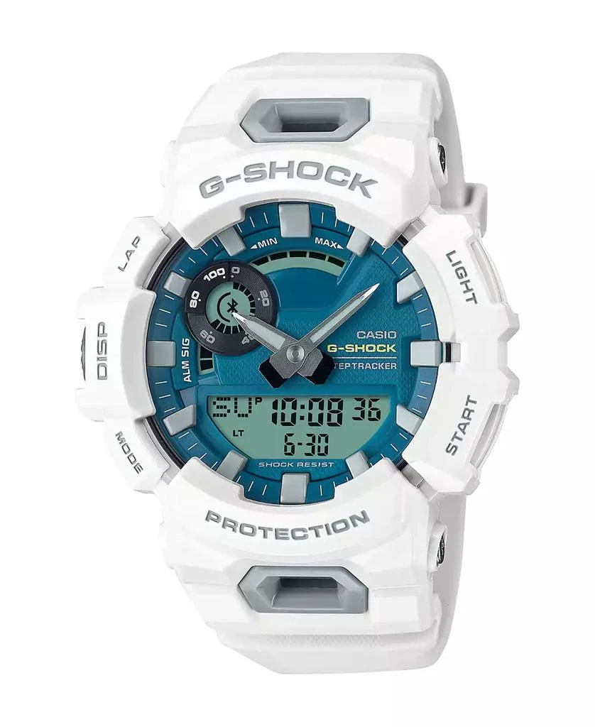 G-Shock Mens Analog Digital White Resin Watch, 51.3mm, GBA900CB-7A 1