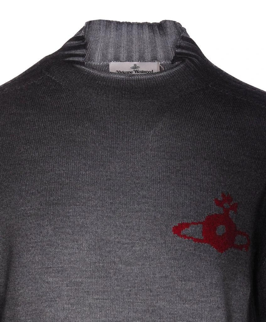 Vivienne Westwood Vivienne Westwood Sean Logo Intarsia Jumper 4