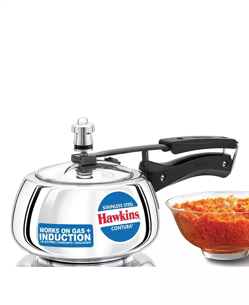 Hawkins 2 Liter Stainless Steel Contura Induction Compatible Pressure Cooker 5